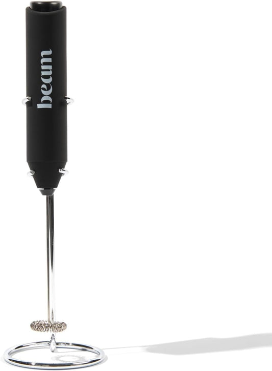 Beam Frother, Perfect for Mixing your Beam Dream Sleep Powder, Handheld Drink Mixer, Electric Whisk Foam Maker, Also for Coffee, Lattes, Cappuccino, Matcha, Hot Chocolate & Creamer, With Two Batteries