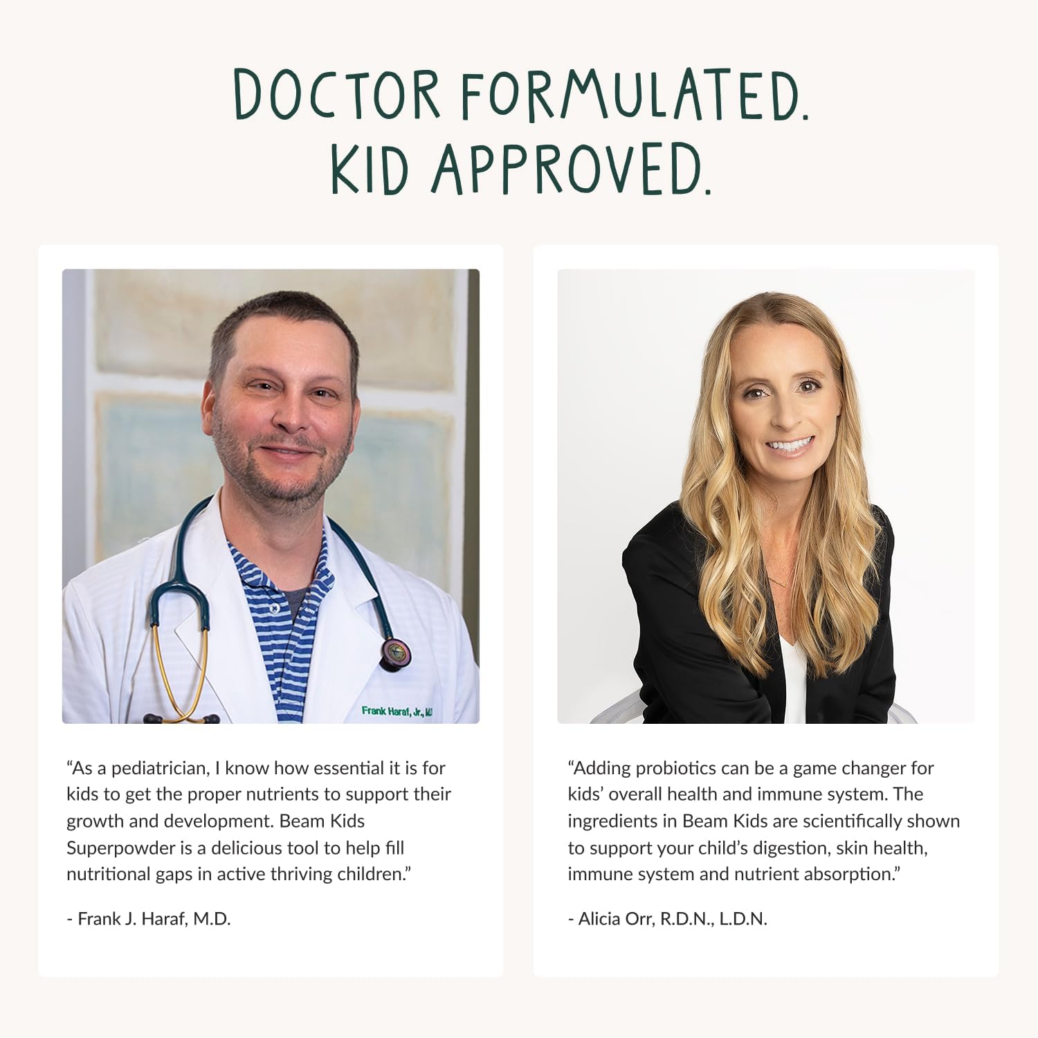 Beam Kids All in One Superfood Powder, Nutritional Shake, Organic Greens, Probiotics, Vitamins, Immune Support, Gut Health, Superfood Drink, Daily Nutrition for Children, No Artificial Sweeteners